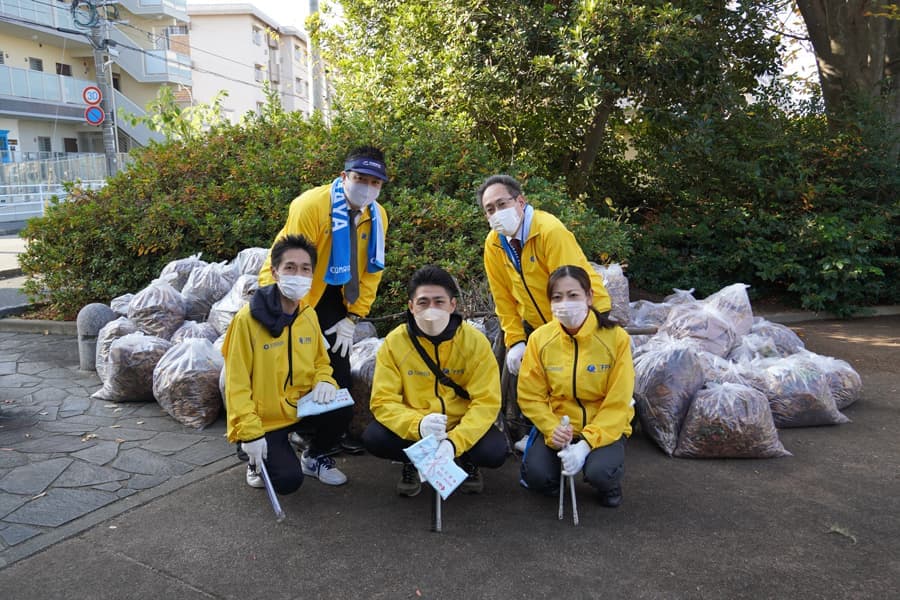 地域清掃に参加(室見川水系一斉清掃)