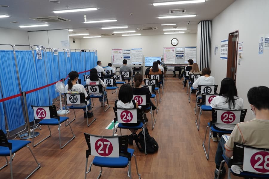 玉屋本社ビル4Fにて職域接種を開催