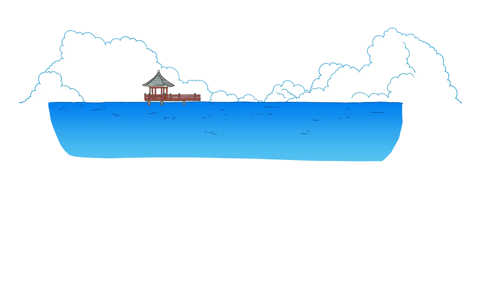 海と空